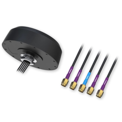 Teltonika PR1KCI49 Antenna with MIMO 5G LTE, MIMO WiFi, & GNSS, Roof Mount, 3000 mm cables, SMA/RP-SMA male